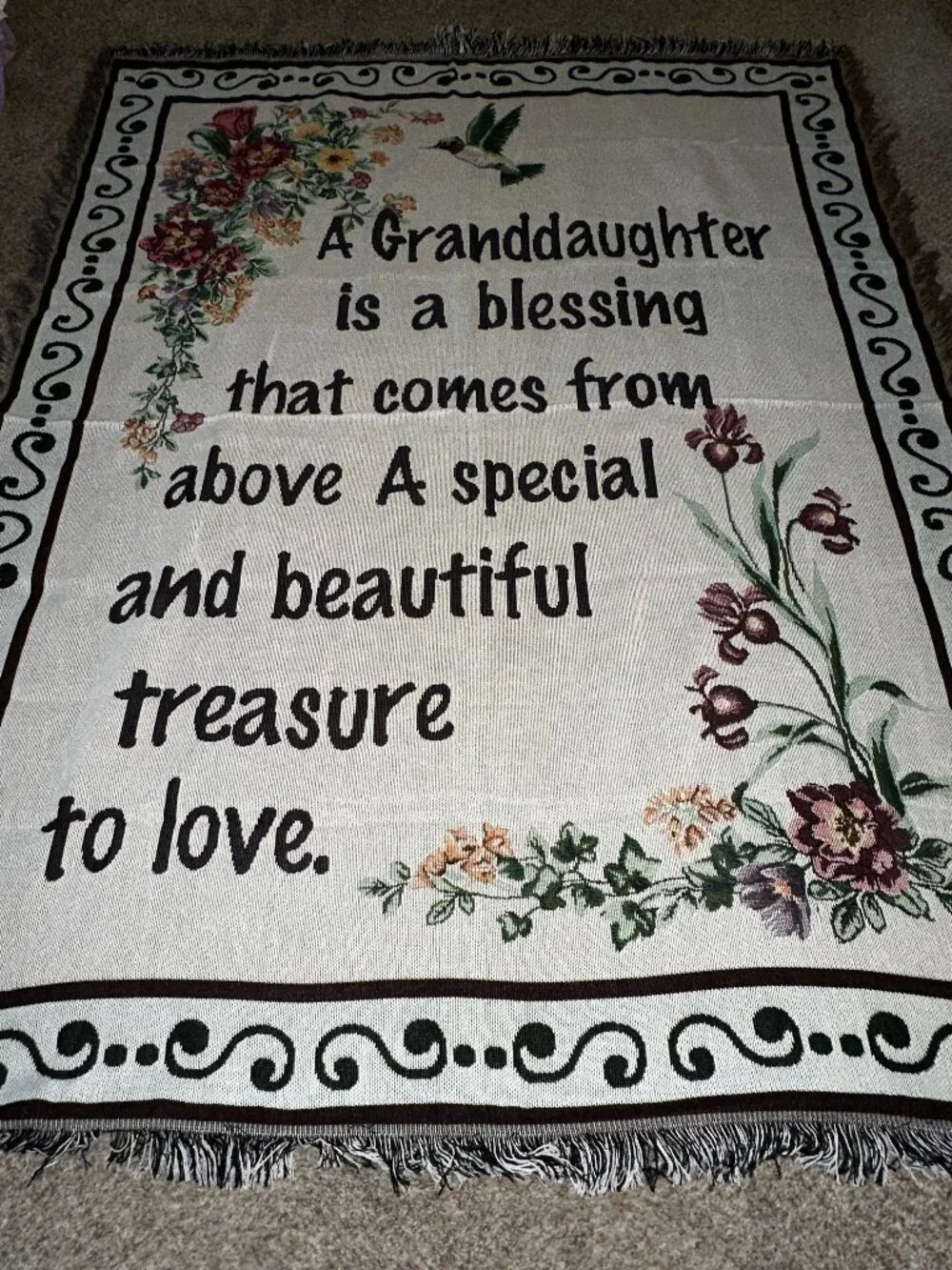 Tapestry Throw Blanket Collections Etc 51x63